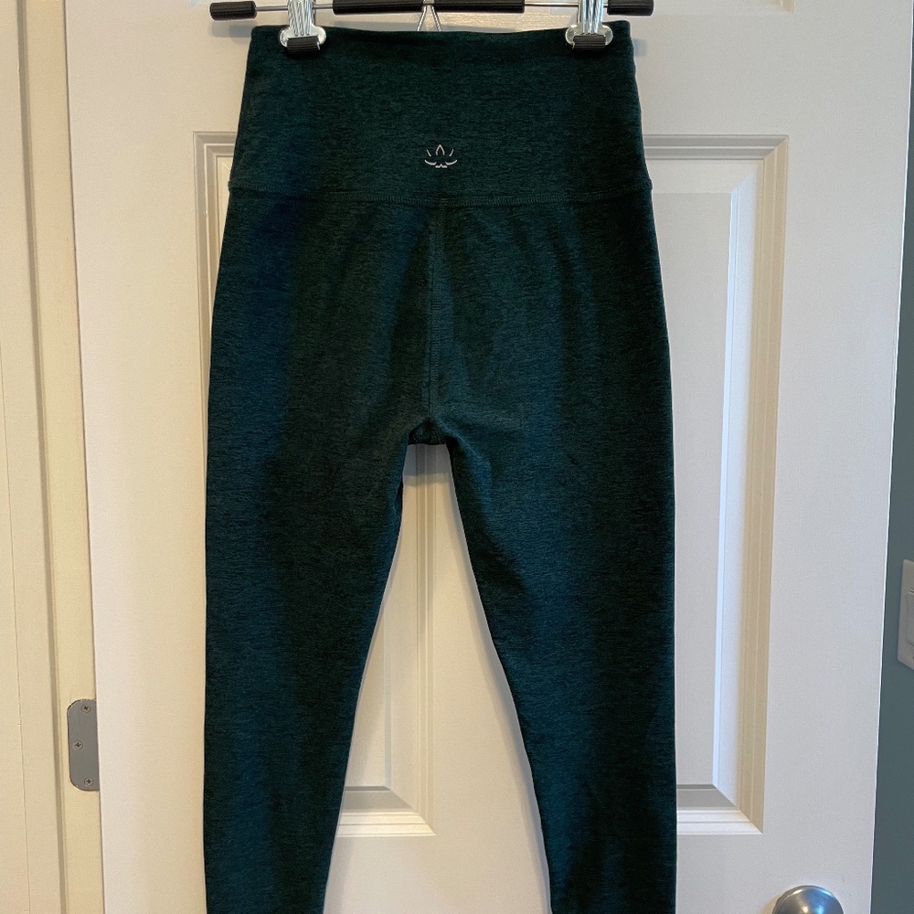 Beyond Yoga Spacedye Caught In The Midi High Waisted Legging (Forest Green-Pine)